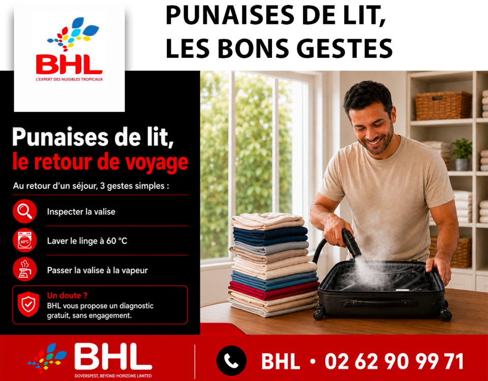 punaise de lit à la réunion